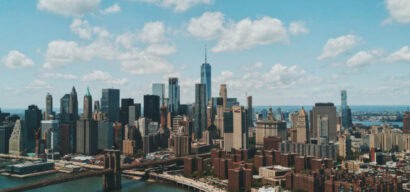 New York City skyline.