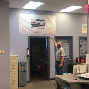Auction Customer with Product Banner