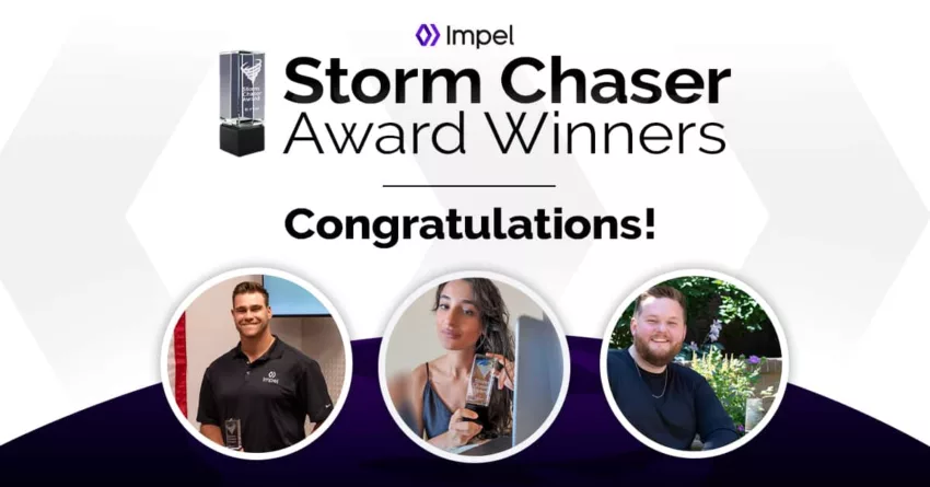 Storm chaser award winners.