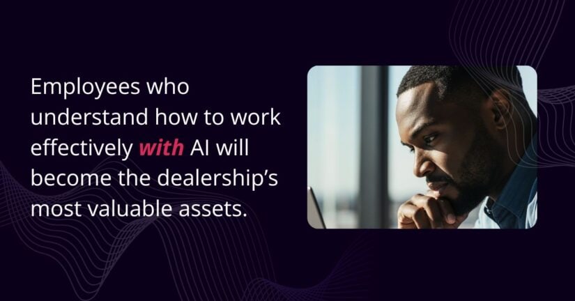 Employee working with Automotive AI