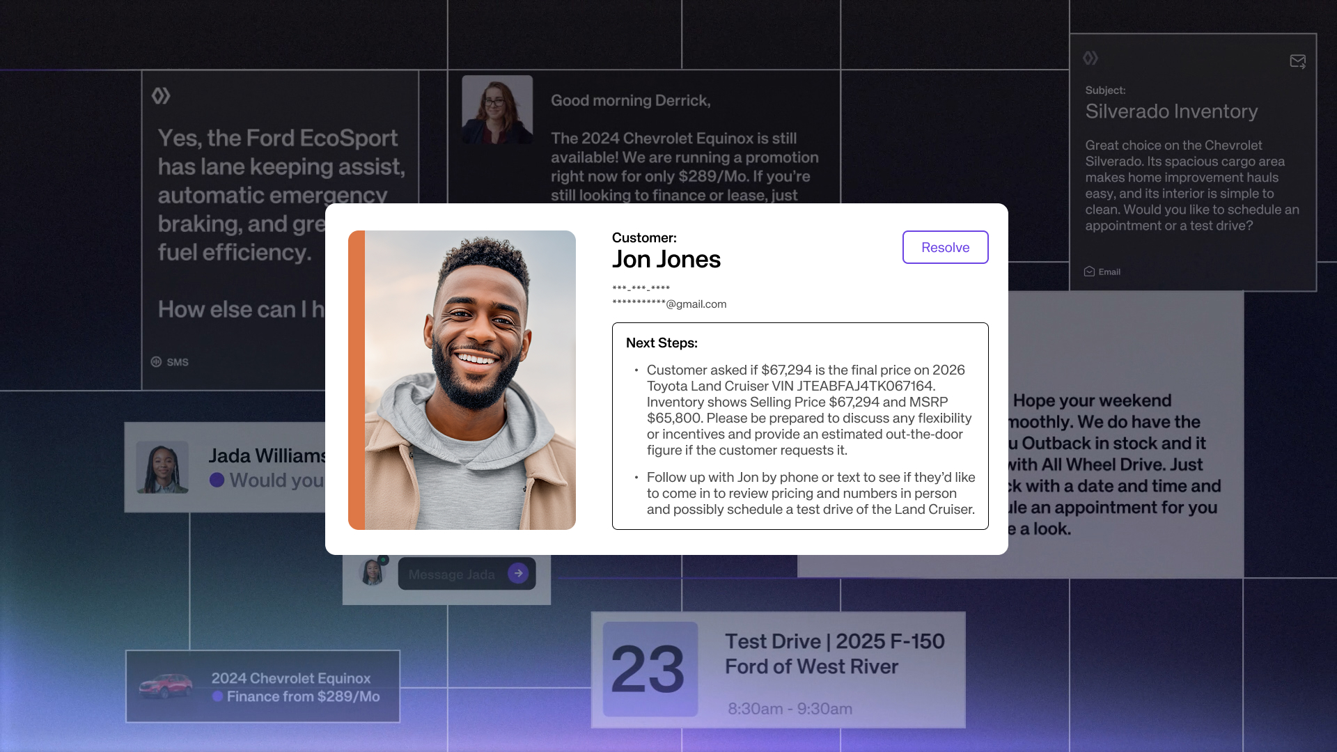Most AI Follows Up. Sales AI Follows Through.